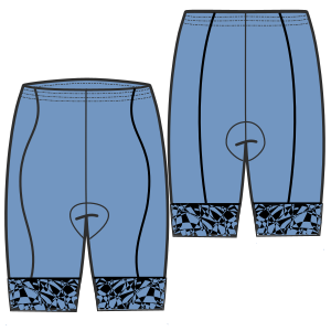 Moldes de confeccion para HOMBRES Shorts Ciclismo Calza 6938
